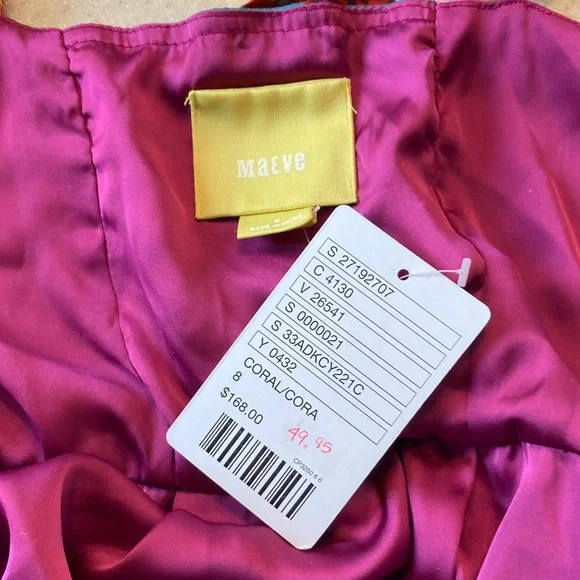 Maeve by Anthropology Multicolor Maxi Dress Women Size 8 - Picture 11 of 13